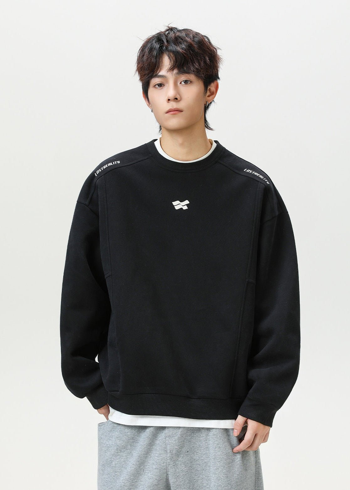 Minimalist Logo Crewneck Sweatshirt - Rick Circus