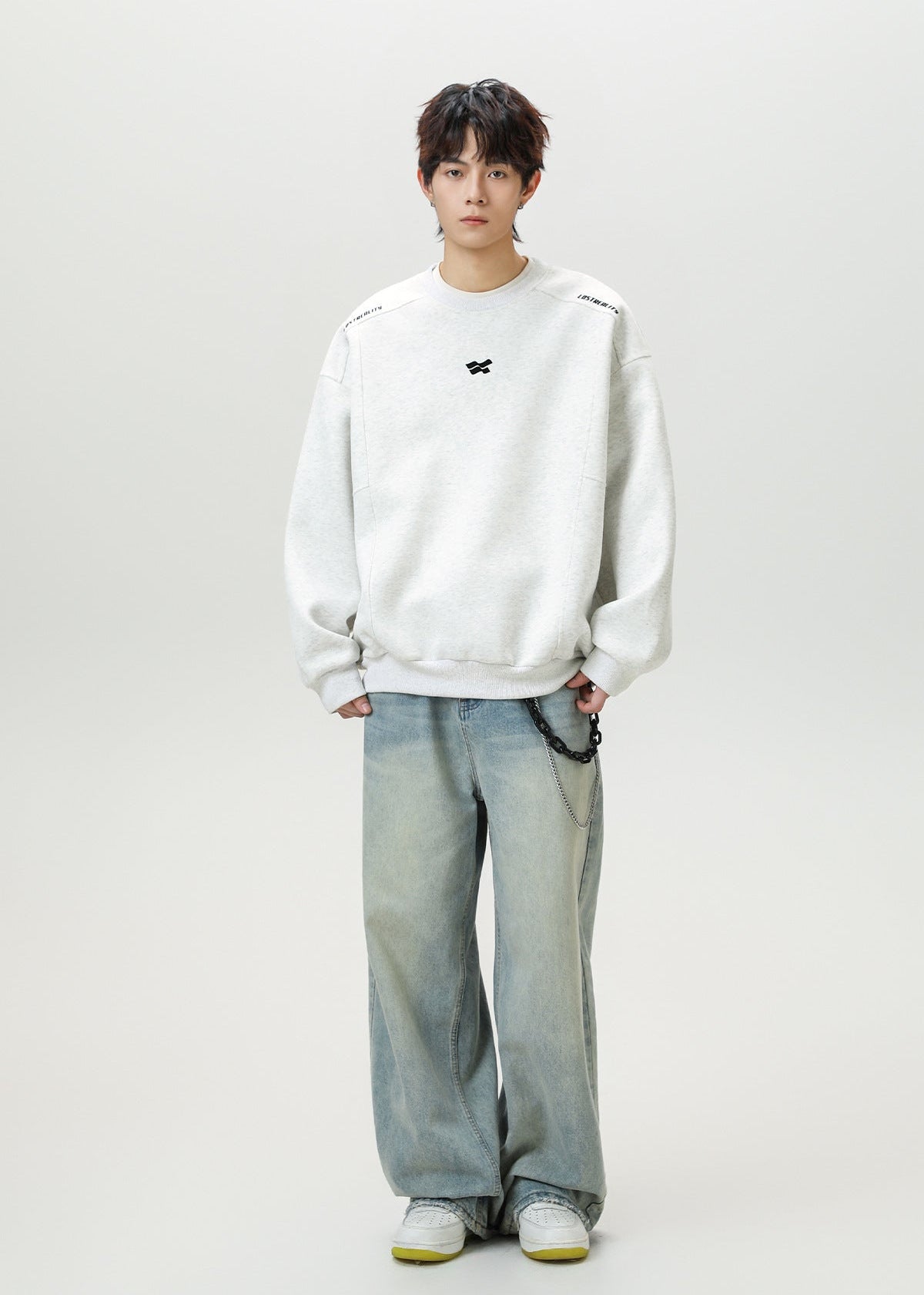Minimalist Logo Crewneck Sweatshirt - Rick Circus