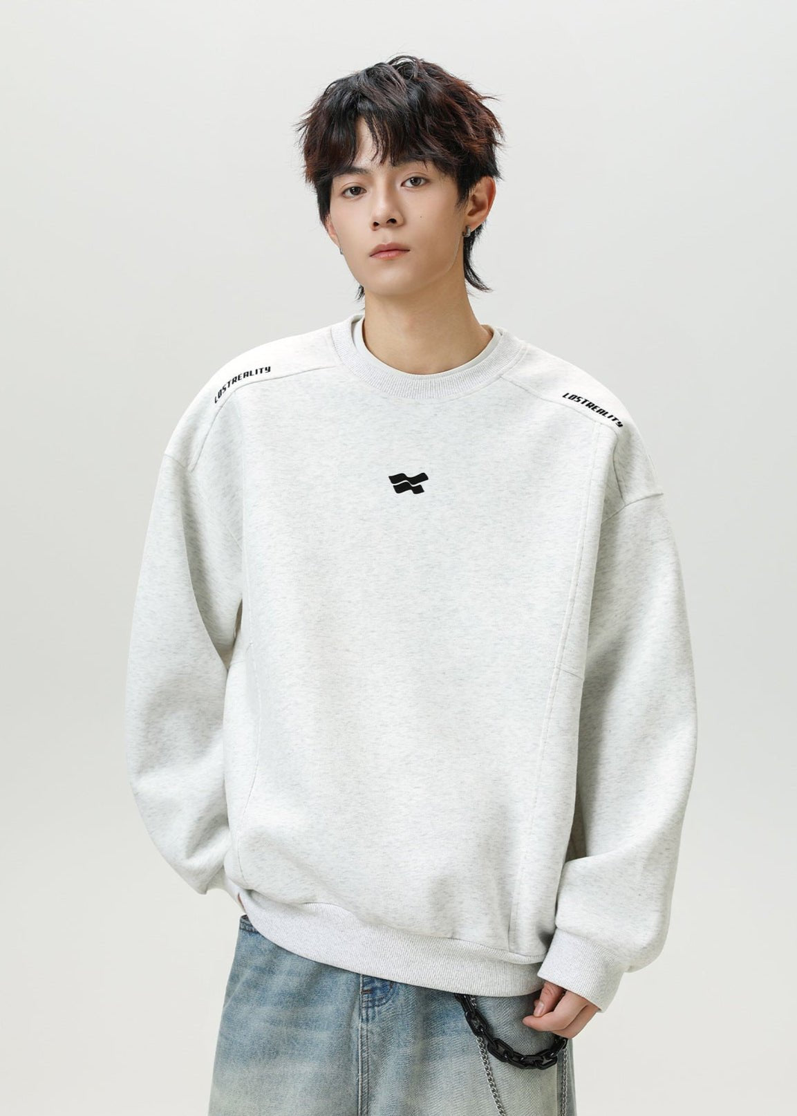Minimalist Logo Crewneck Sweatshirt - Rick Circus