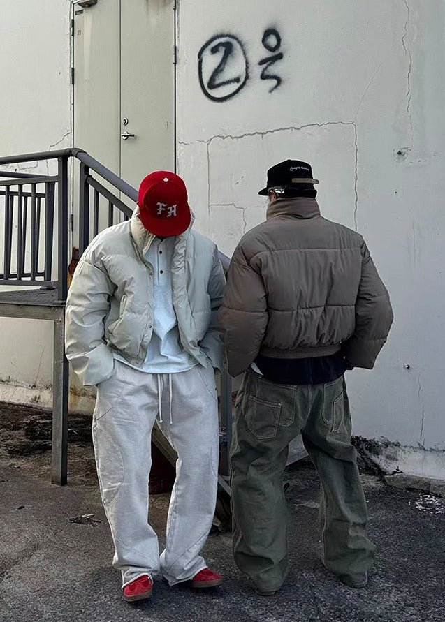 Minimalist Short Puffer Jacket - Rick Circus