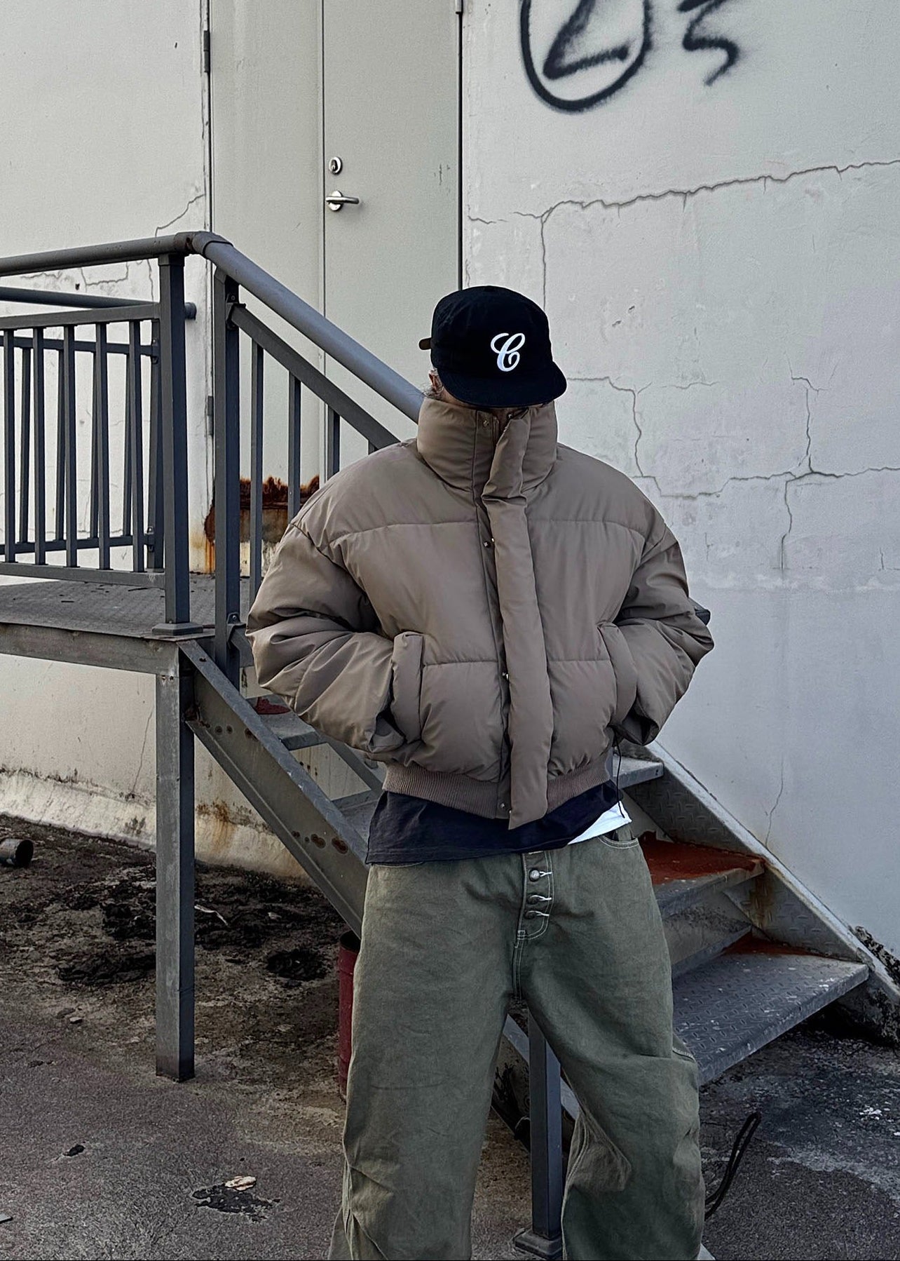 Minimalist Short Puffer Jacket - Rick Circus