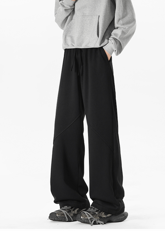 Minimalist Wide - Leg Sweatpants - Rick Circus