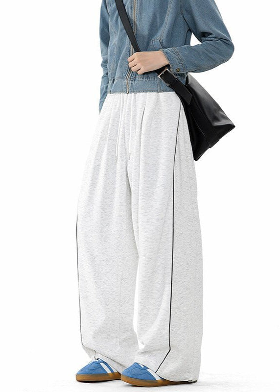 Oversized Contrast Piping Sweatpants - Rick Circus