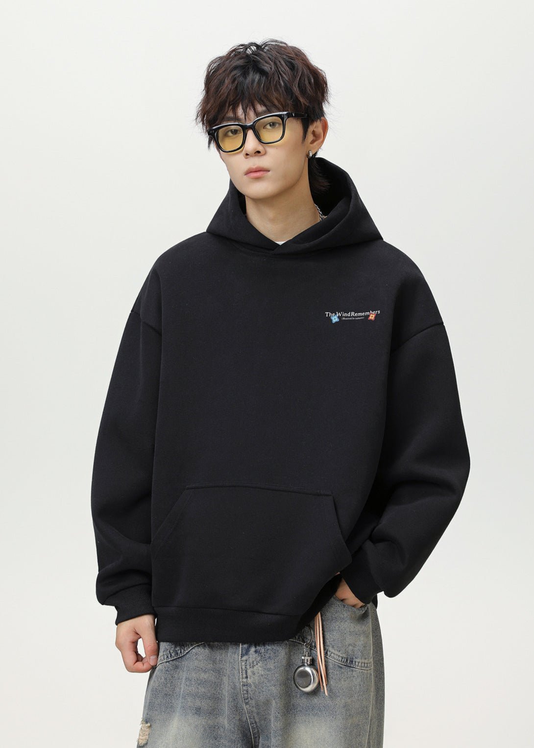 Oversized Graphic Hoodie - Rick Circus