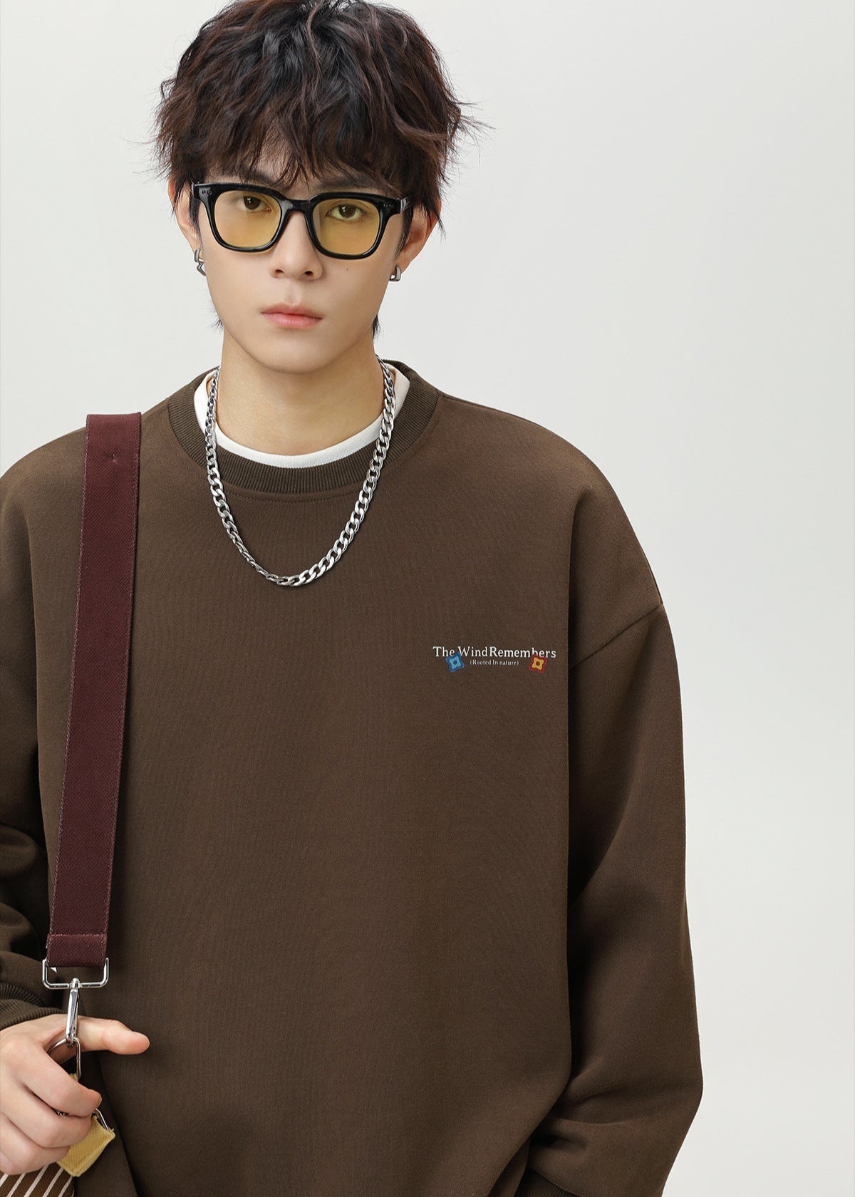 Oversized Sweatshirt with Back Graphic - Rick Circus