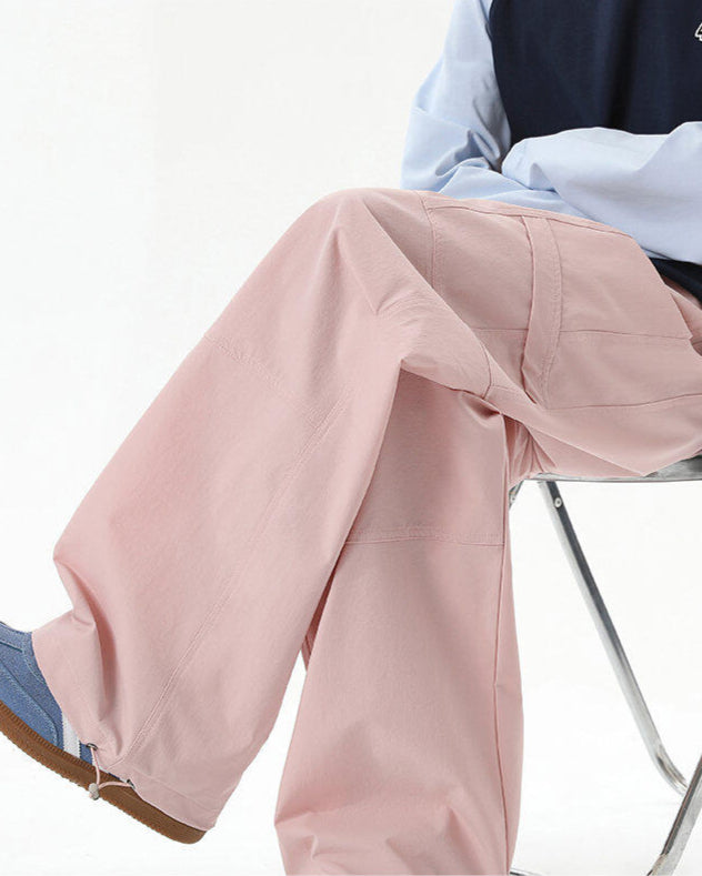 Oversized Wide - Leg Cargo Pants - Rick Circus