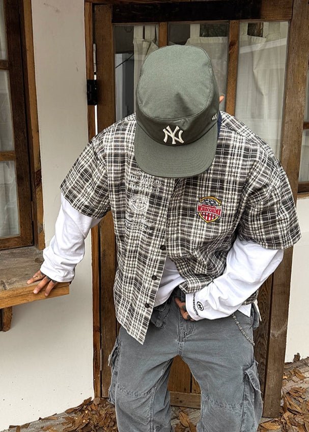 Plaid Short Sleeve Shirt - Rick Circus