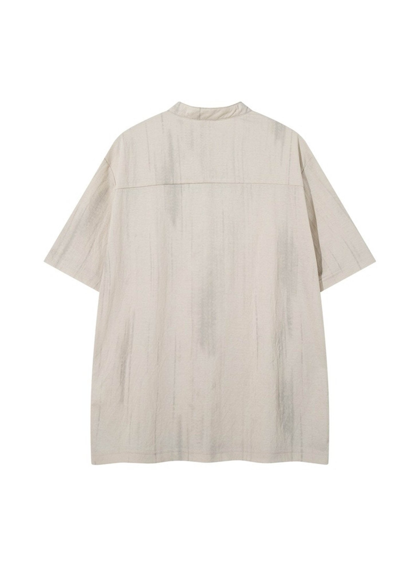 Retro Henley Short Sleeve T-shirt - Rick Circus