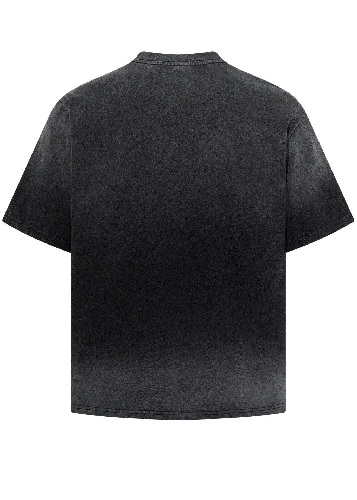 Rock Style Street Punk Washed Graphic T-Shirt - Rick Circus