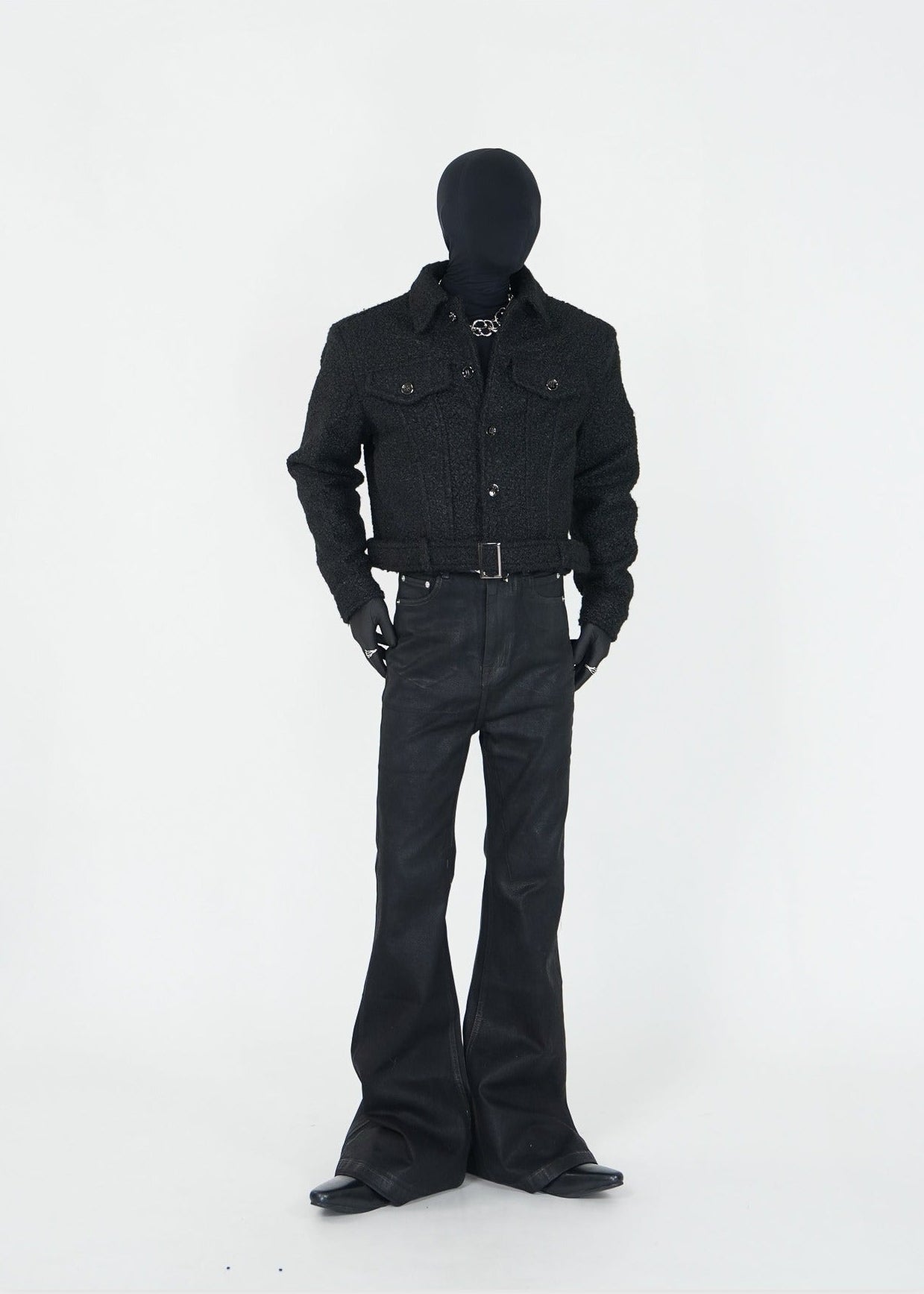 Short Shearling Padded Jacket - Rick Circus