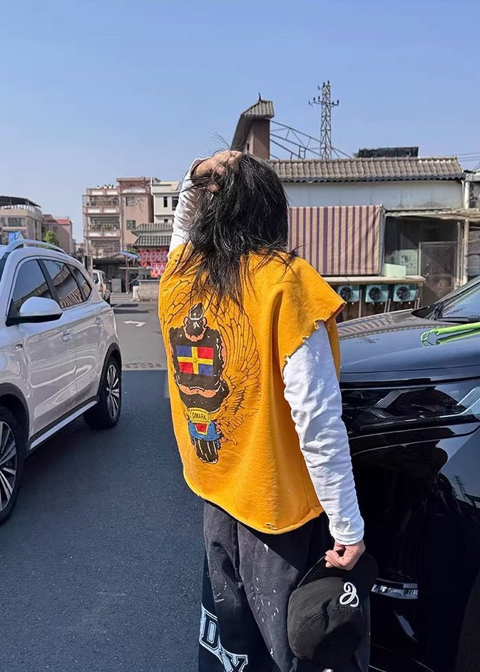 Sleeveless Graphic T-Shirt - Rick Circus