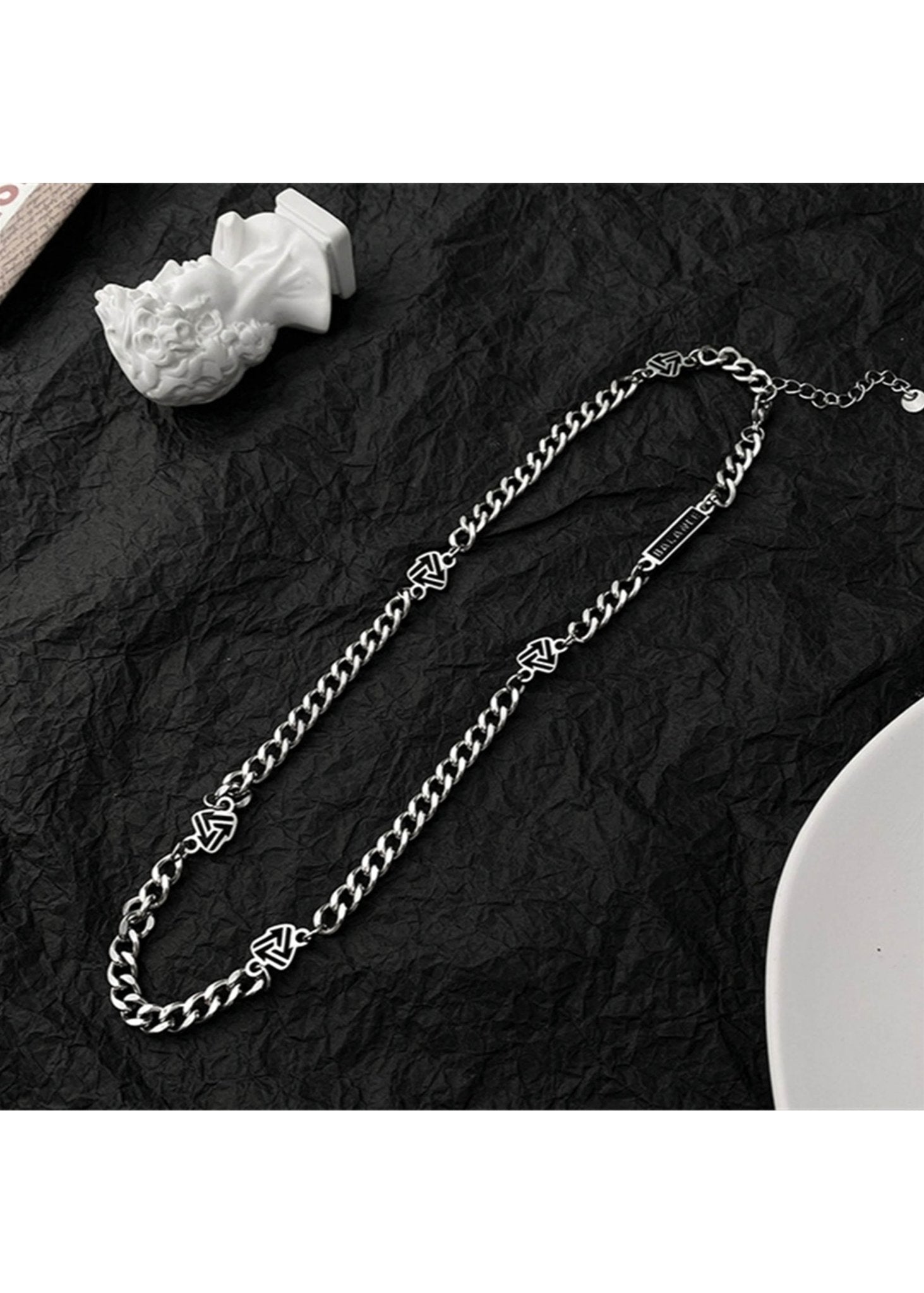 Spliced Geometric Charm Necklace - Rick Circus