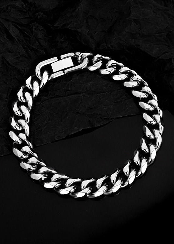 Stainless Steel Cuban Link Bracelet - Rick Circus