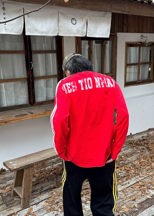 Striped Graphic Long Sleeve Tee - Rick Circus