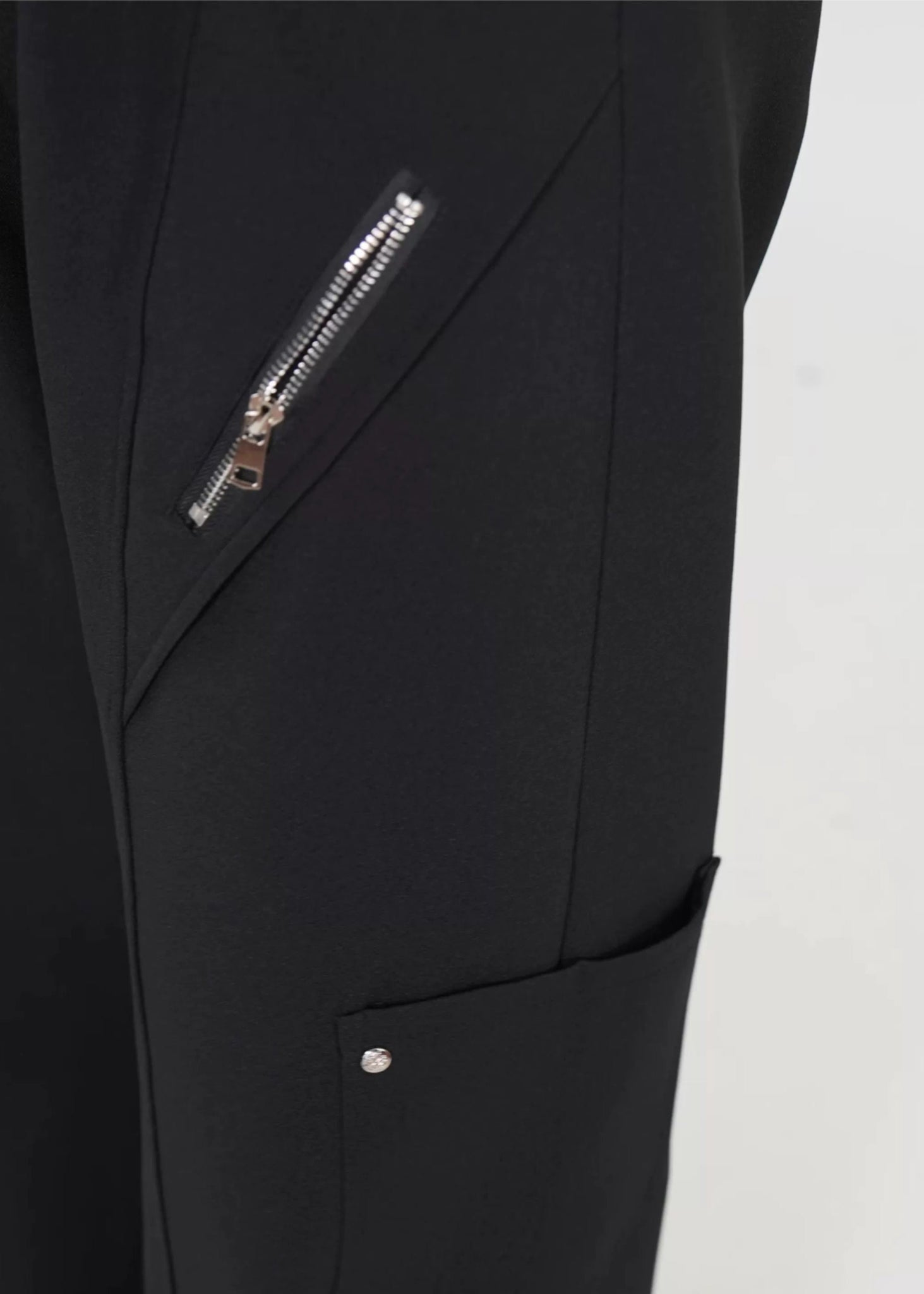 Structured Wide - Leg Blade Pants - Rick Circus