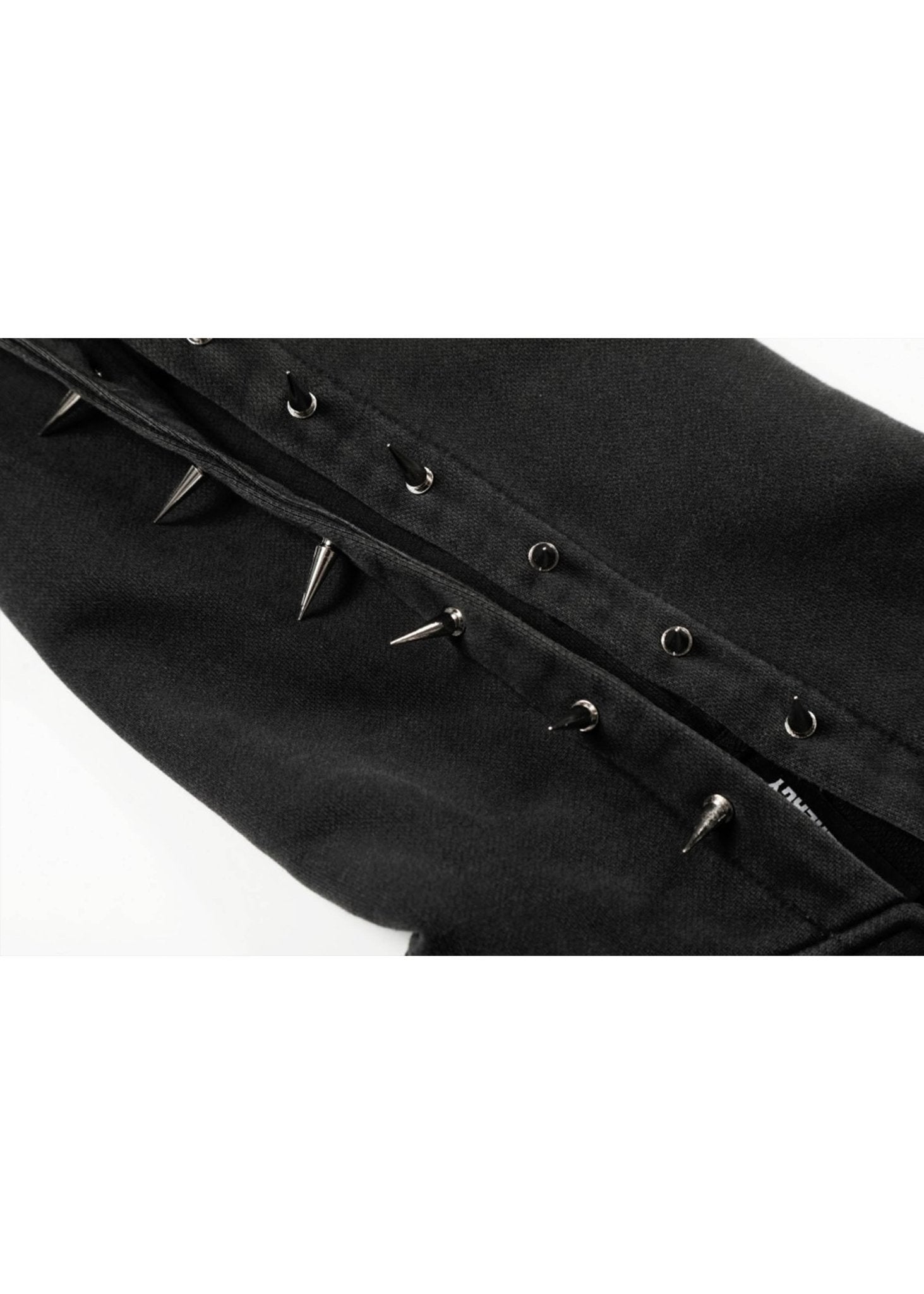 Studded Techwear Zip Hoodie - Rick Circus
