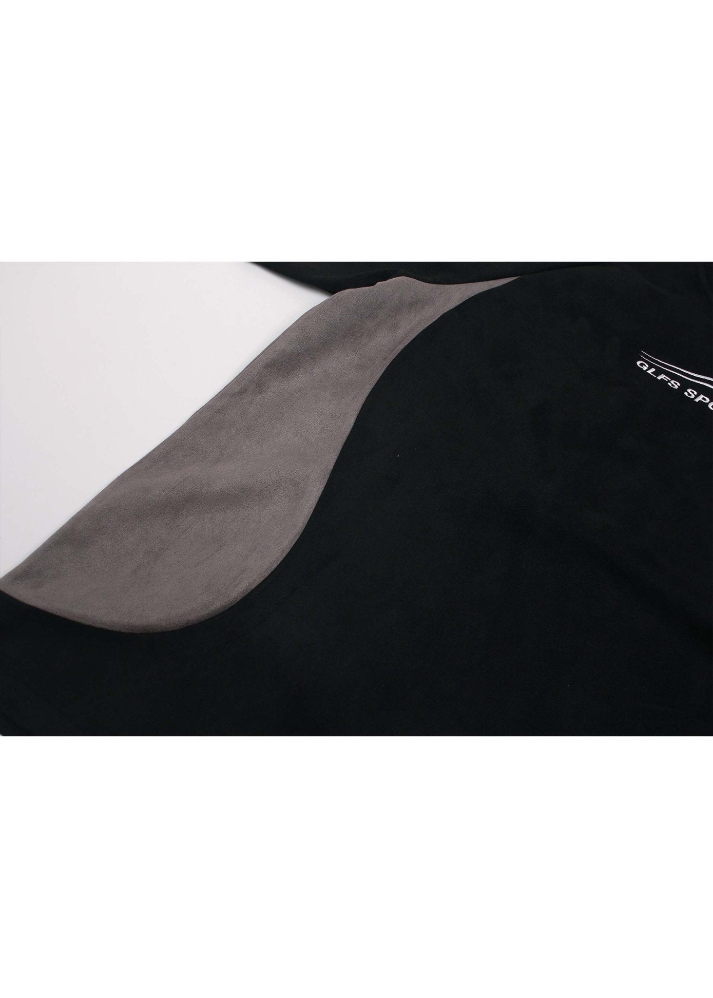 Suede Patchwork Athletic Tee - Rick Circus