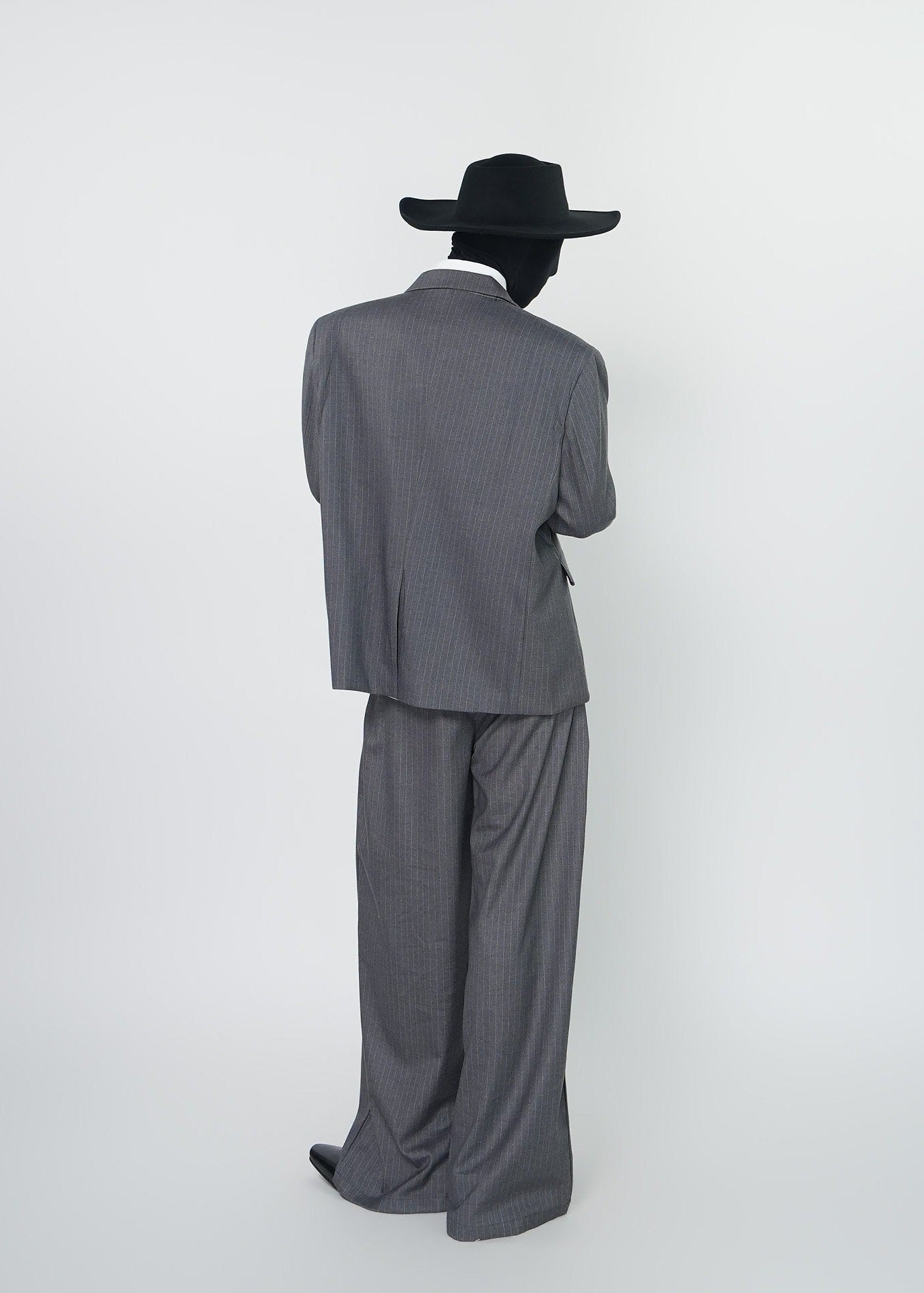 Tailored Pinstripe Suit Jacket - Rick Circus