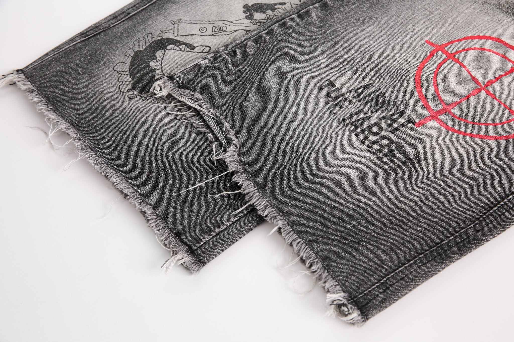 Traces of Growth Printed Jeans - Rick Circus