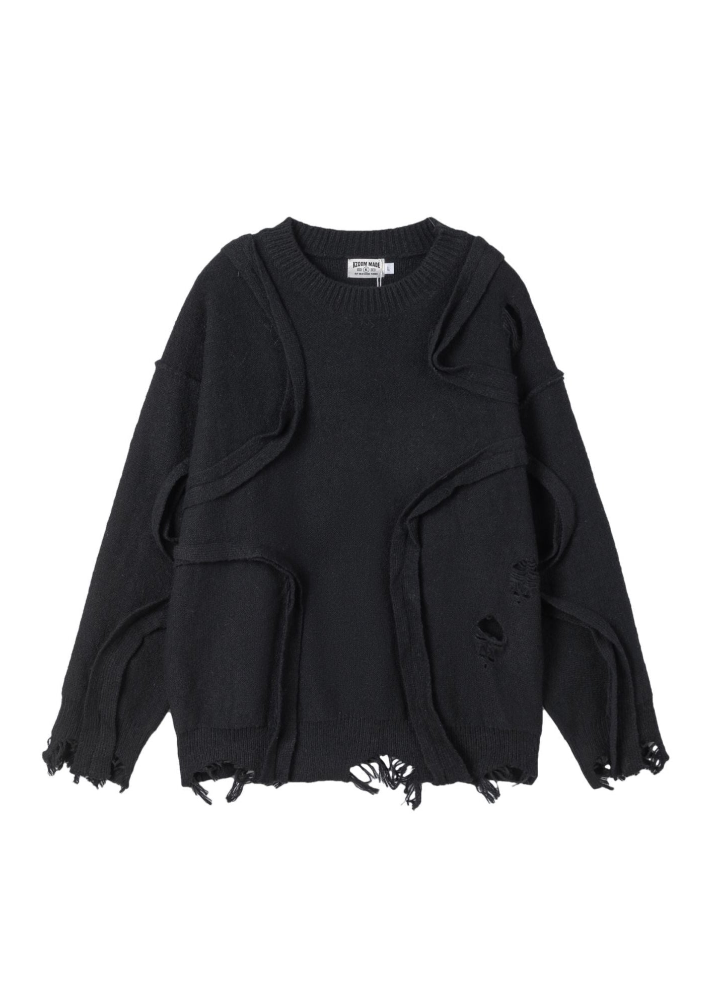 Vintage Distressed Knit Sweater - Rick Circus