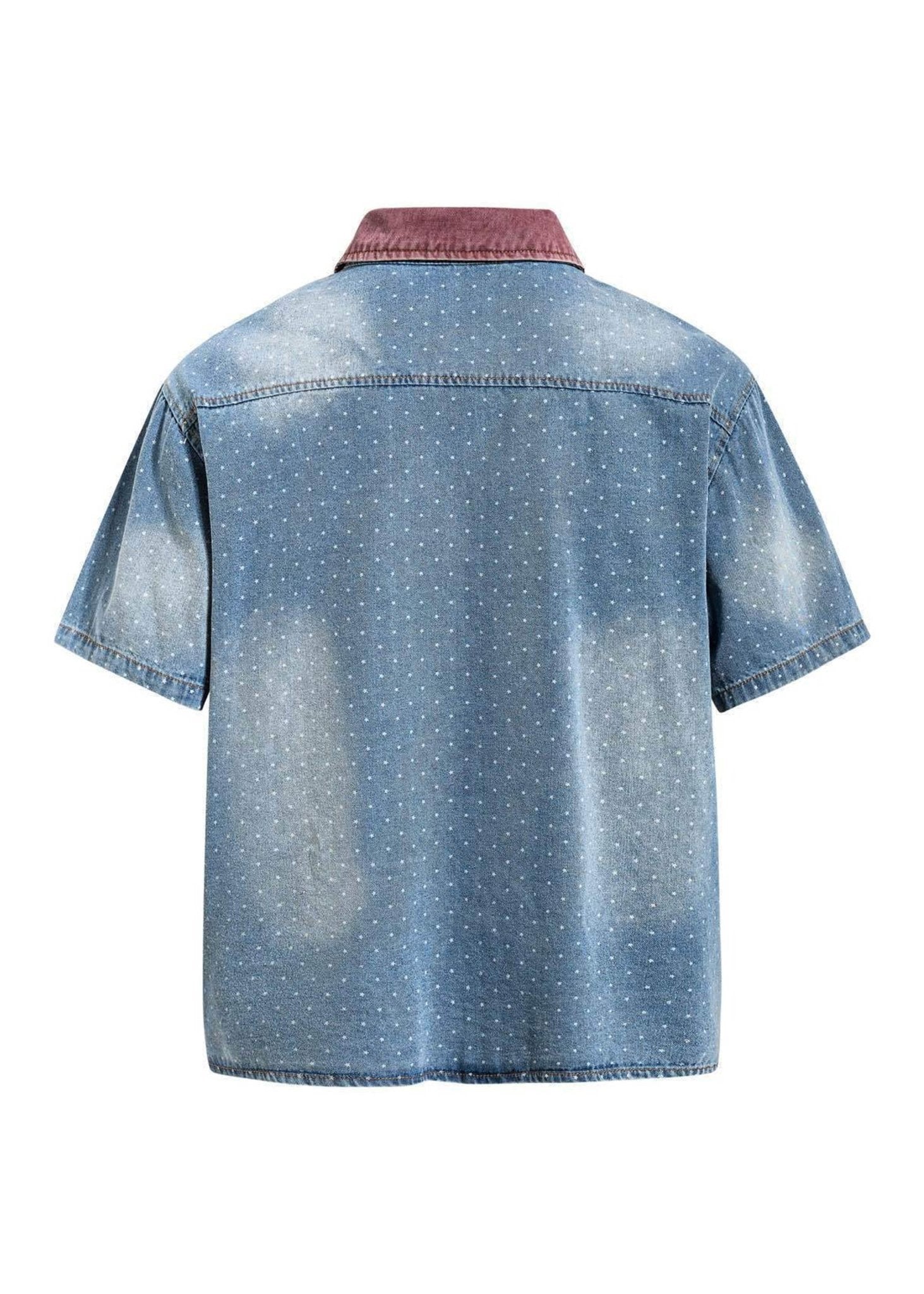 Vintage Polka Dot Denim T-Shirt - Rick Circus