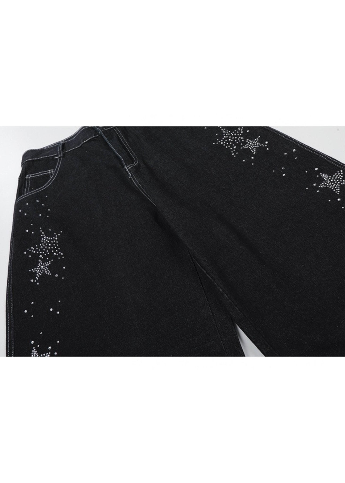 Vintage Star Rhinestone Denim Shorts - Rick Circus