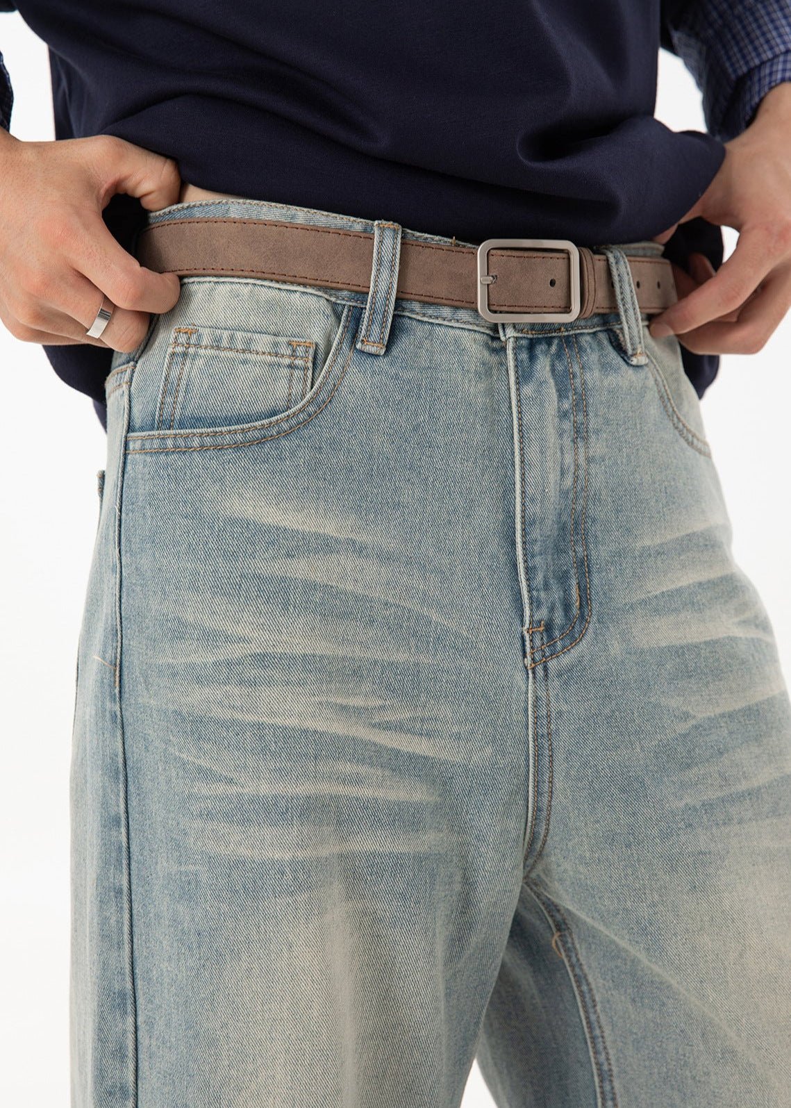 Vintage Wash Wide - Leg Jeans - Rick Circus