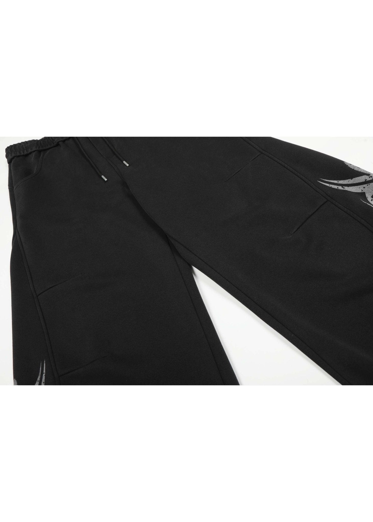 Vintage Washed Curved Wide - Leg Sweatpants - Rick Circus