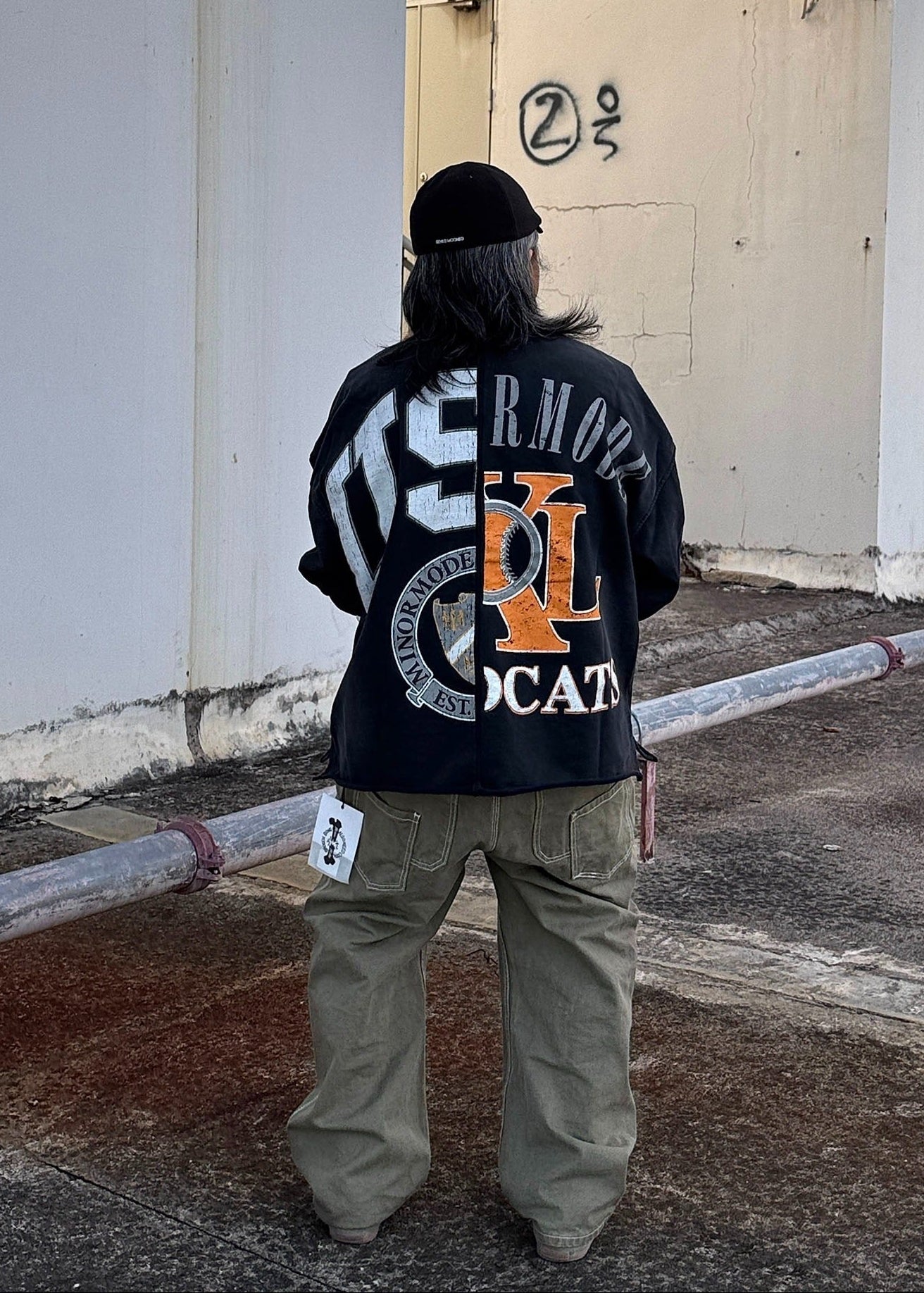 Vintage Washed Number Print Sweatshirt - Rick Circus