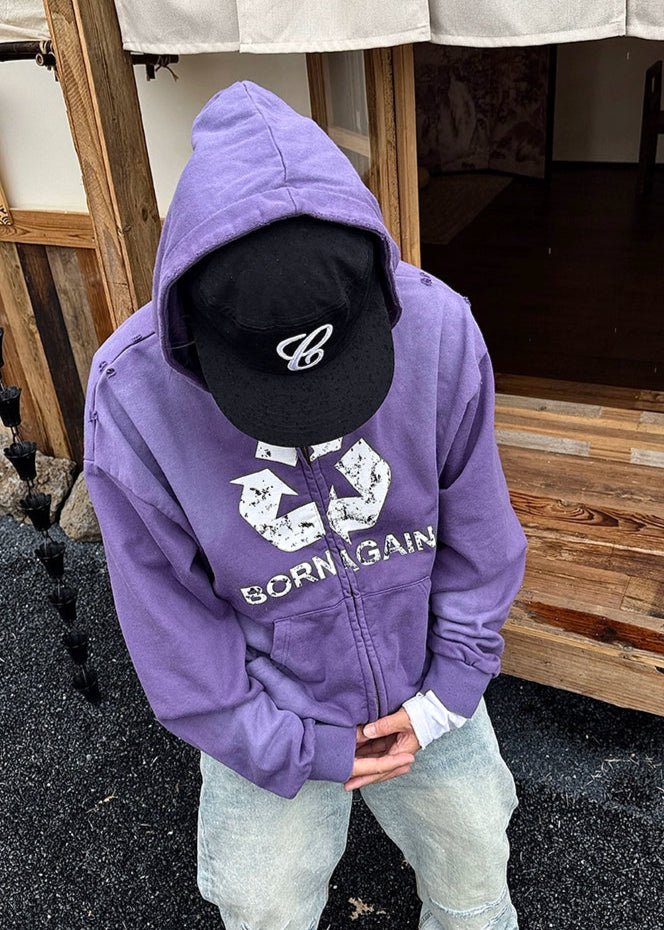 Vintage Zip - Up Hoodie - Rick Circus