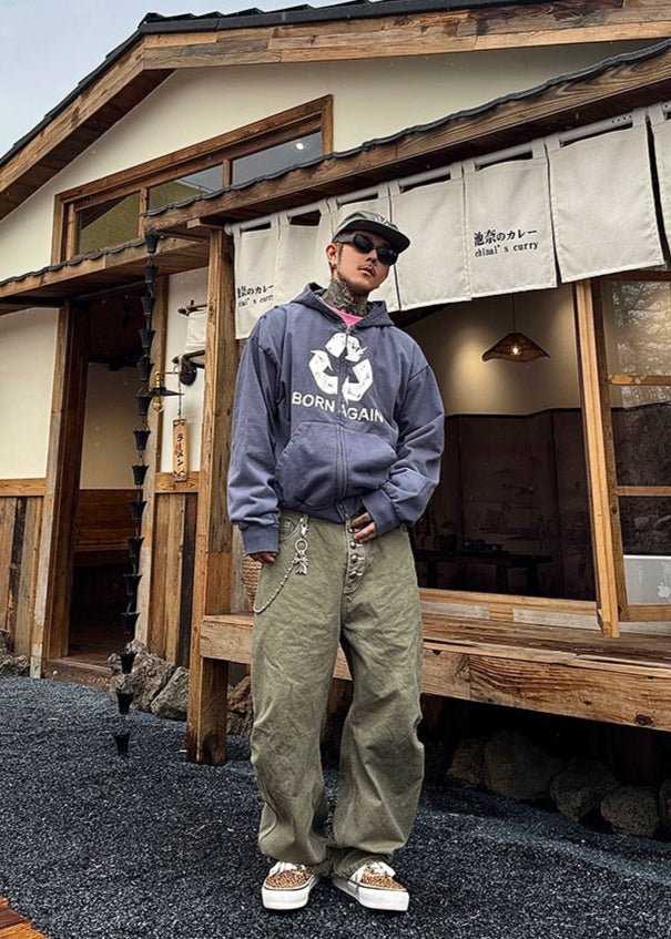 Vintage Zip - Up Hoodie - Rick Circus