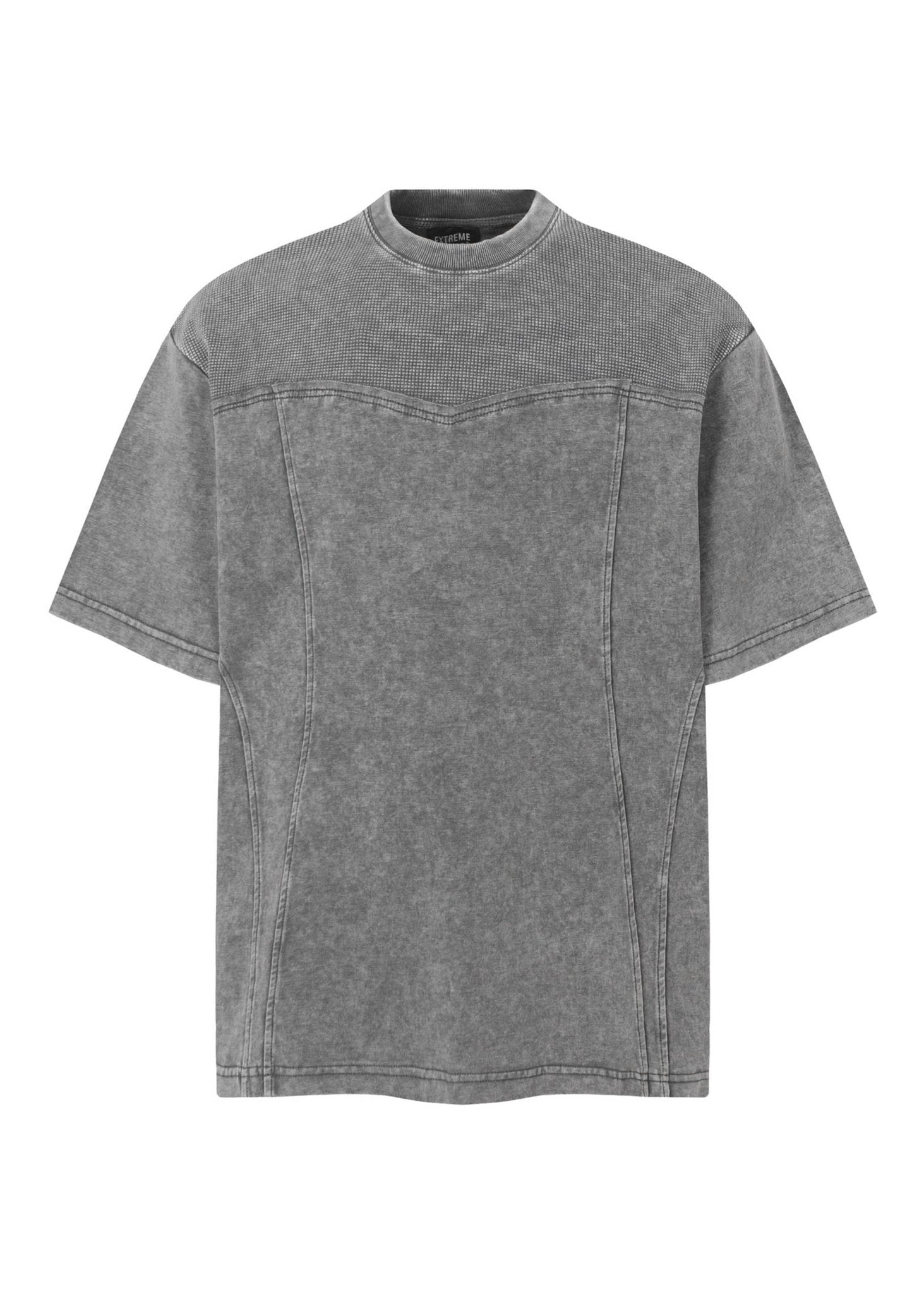 Waffle Knit Washed T-Shirt - Rick Circus