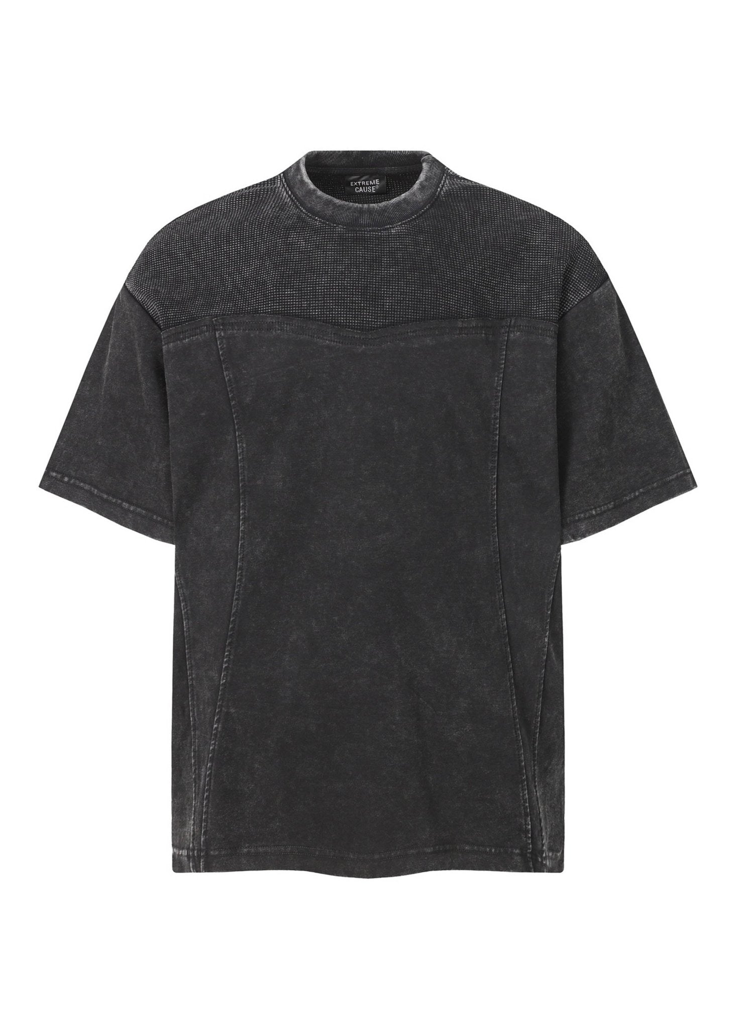 Waffle Knit Washed T-Shirt - Rick Circus