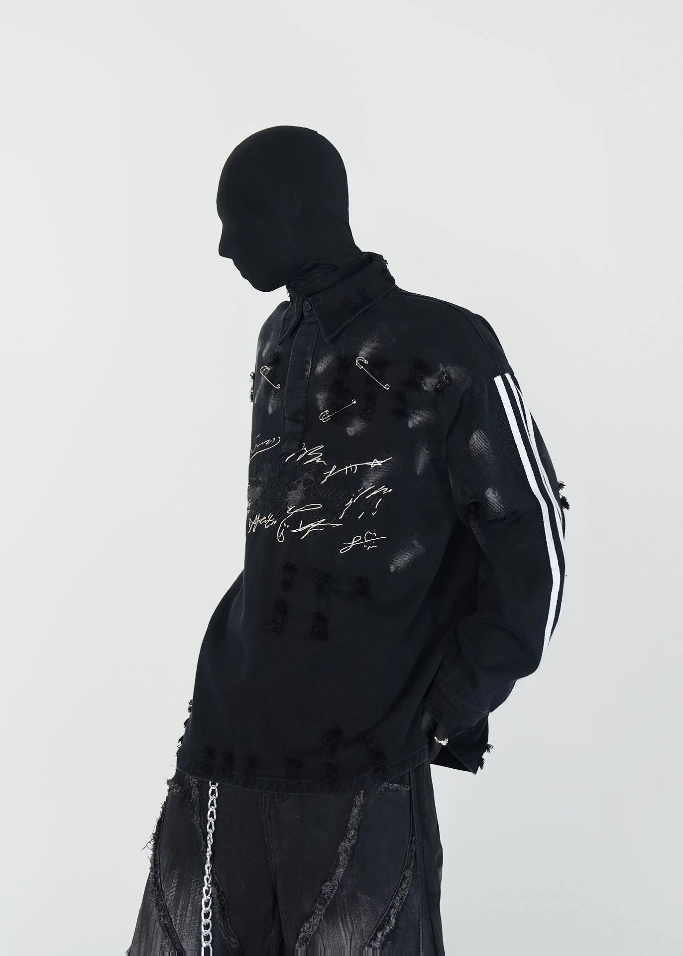 Washed Distressed Polo Shirt - Rick Circus