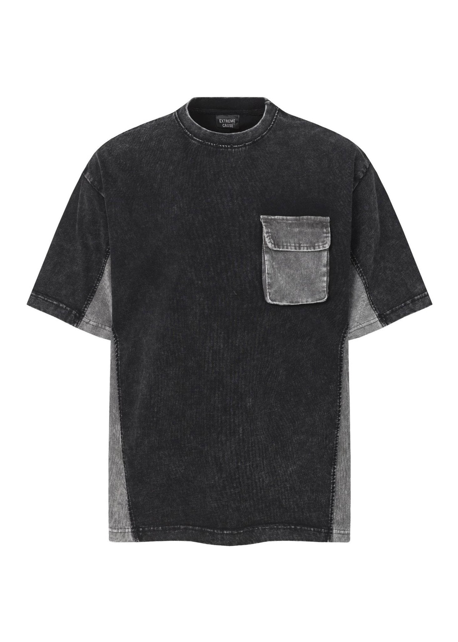 Washed Patchwork T-Shirt - Rick Circus
