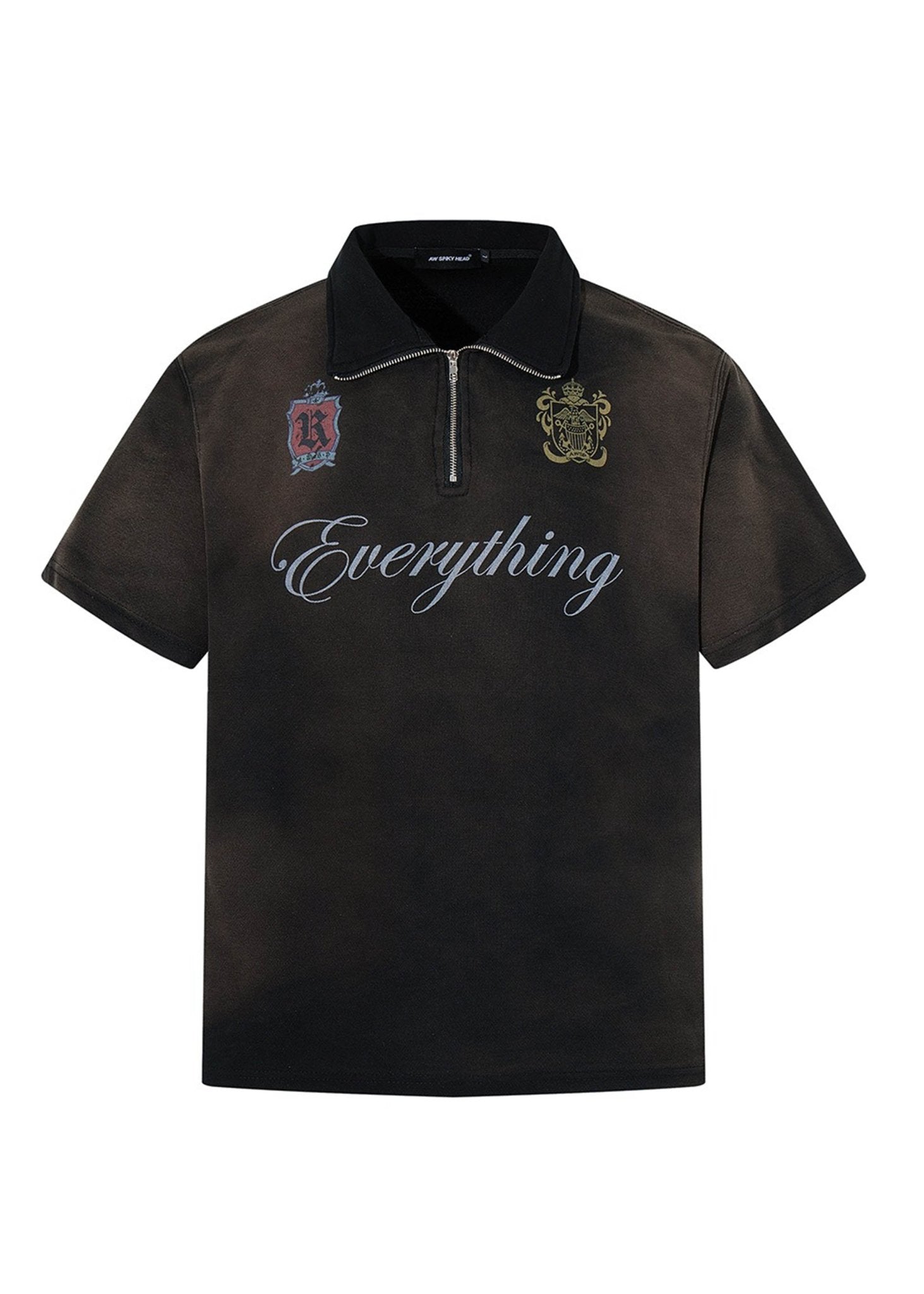 Washed Streetwear Short Sleeve Tee - Rick Circus