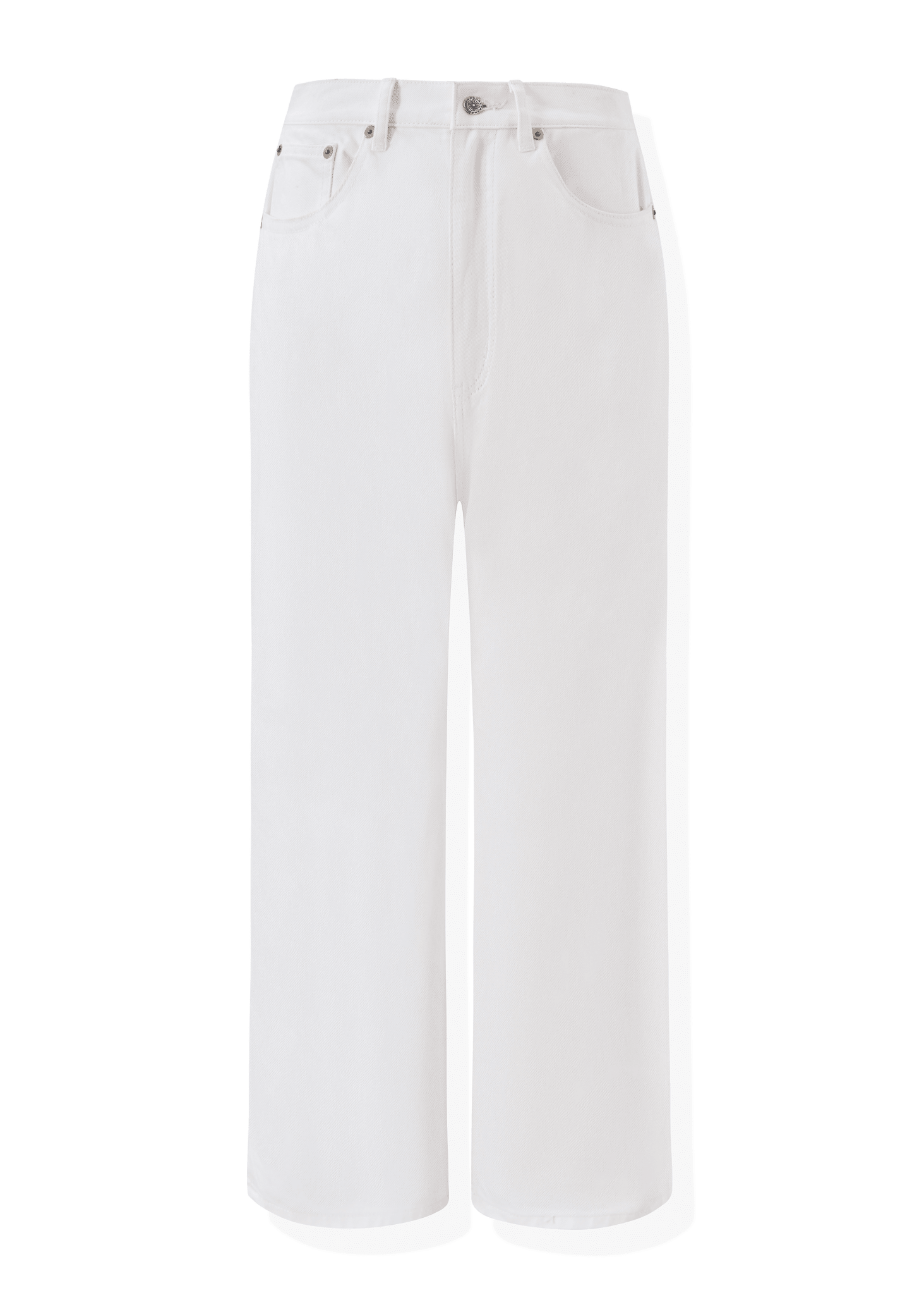 White Straight - Leg Jeans - Rick Circus