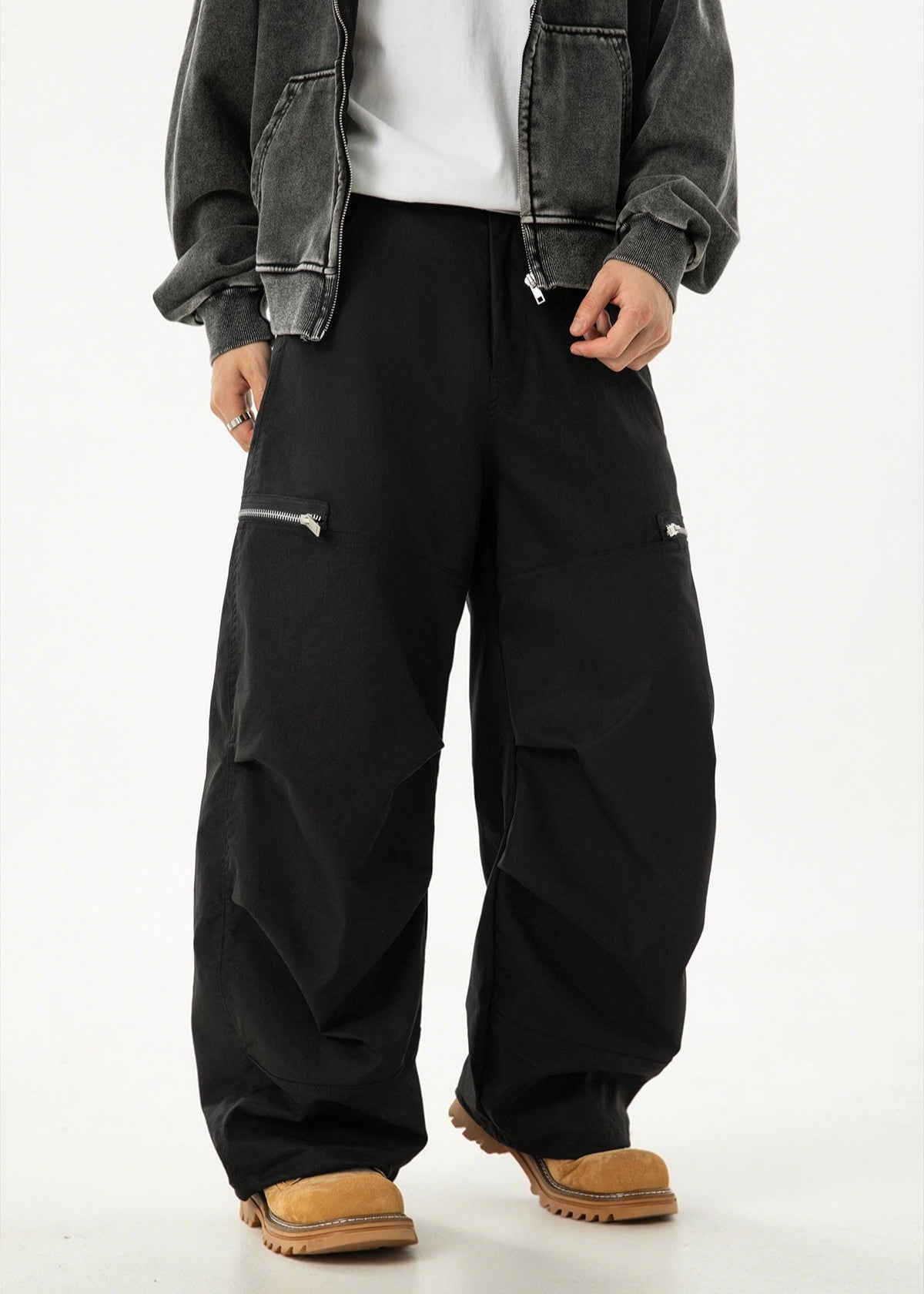 Wide - Leg Cargo Pants - Rick Circus