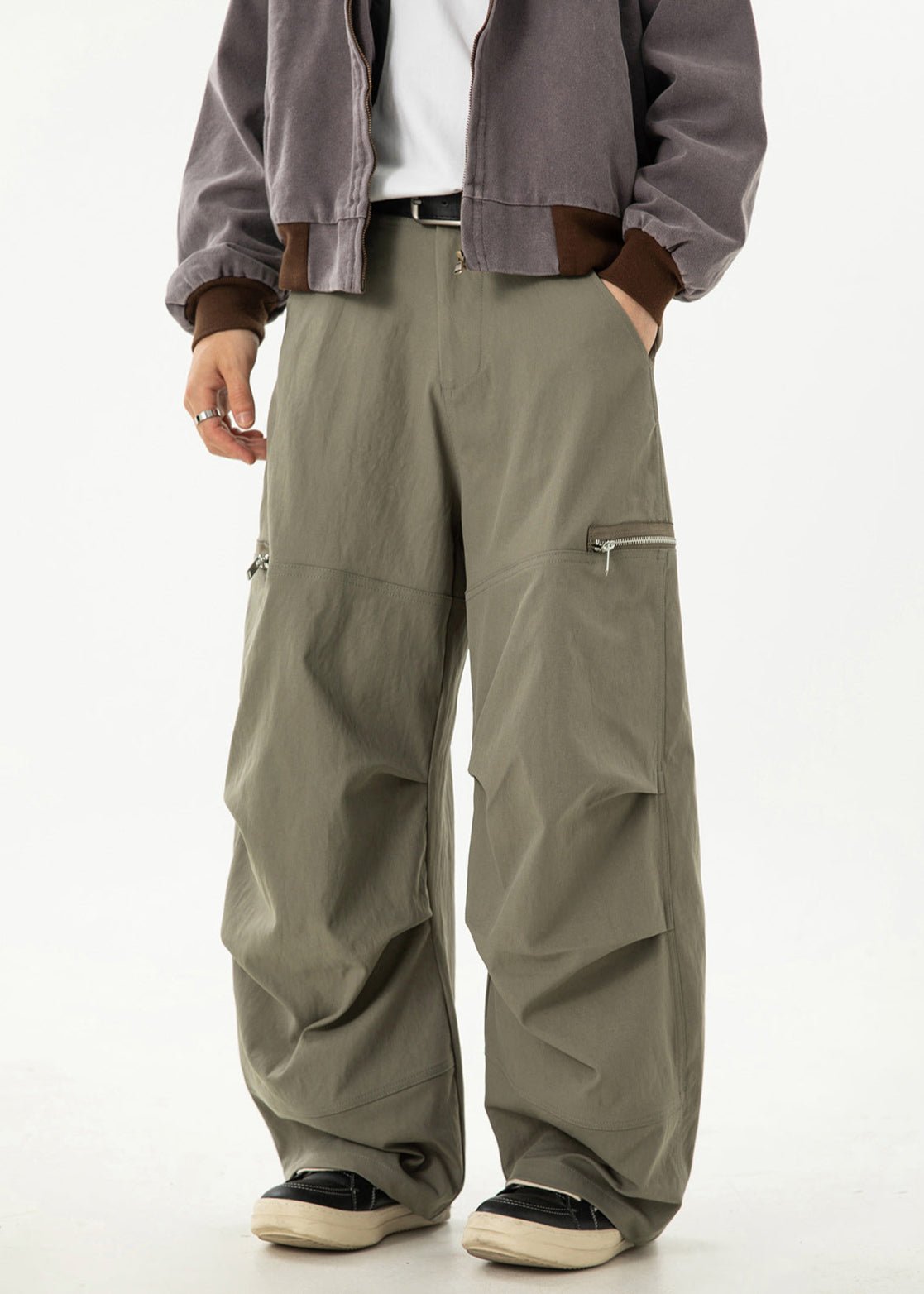 Wide - Leg Cargo Pants - Rick Circus