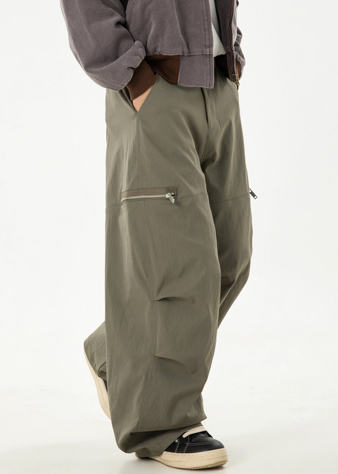 Wide - Leg Cargo Pants - Rick Circus