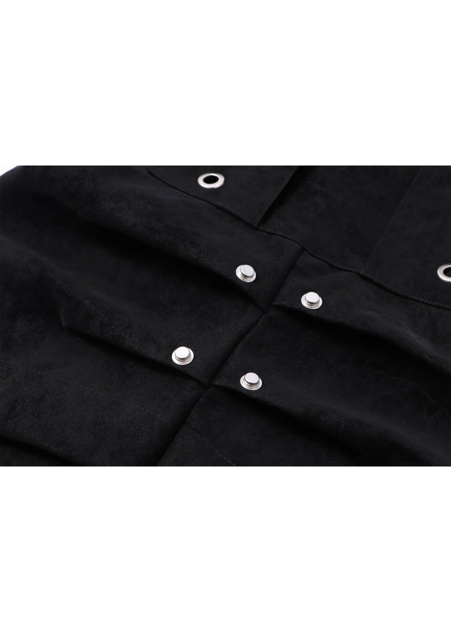 Wide Leg Faux Leather Pants - Rick Circus