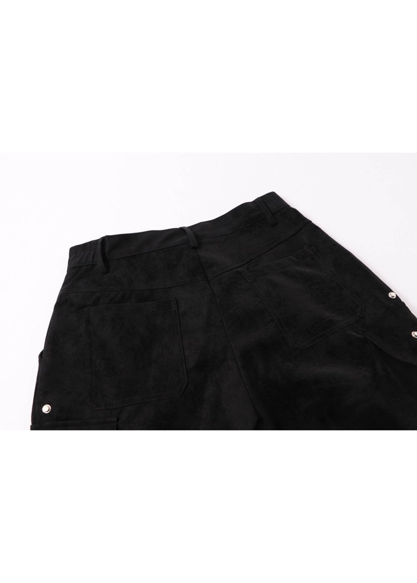 Wide Leg Faux Leather Pants - Rick Circus
