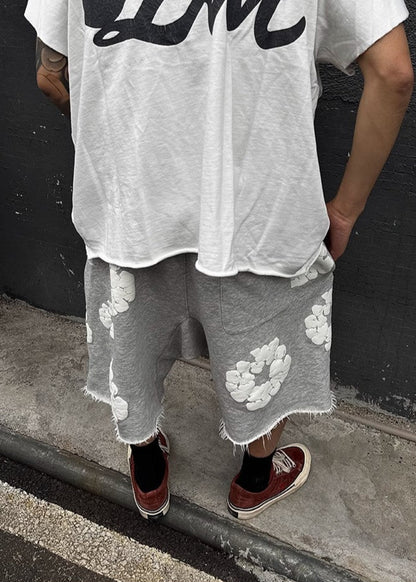 Short ample à imprimé floral
