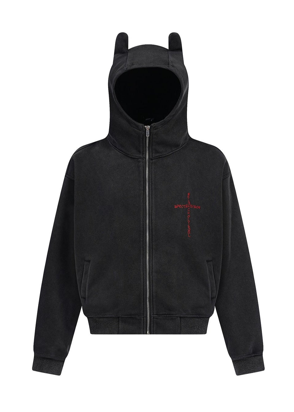 Devil Horn Zip Hoodie