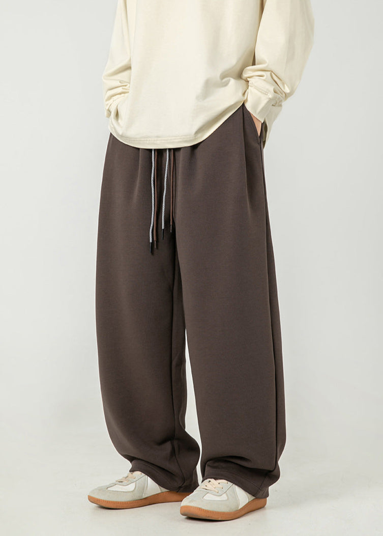 Unisex Wide-Leg Drawstring Sweatpants