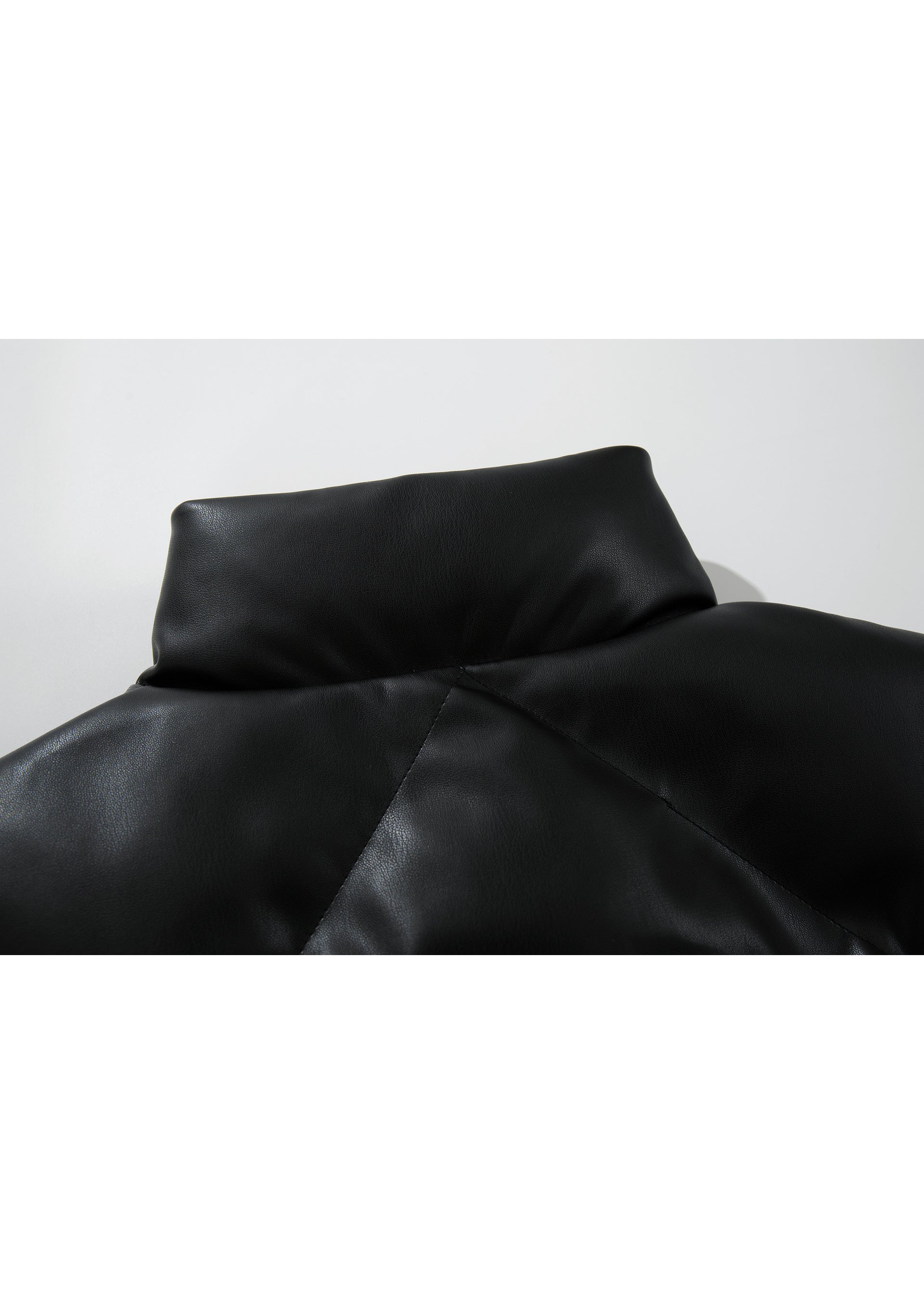 Vintage Leather Puffer Vest