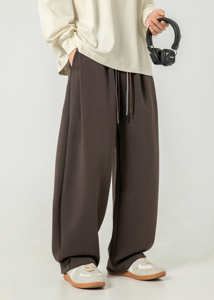 Unisex Wide-Leg Drawstring Sweatpants