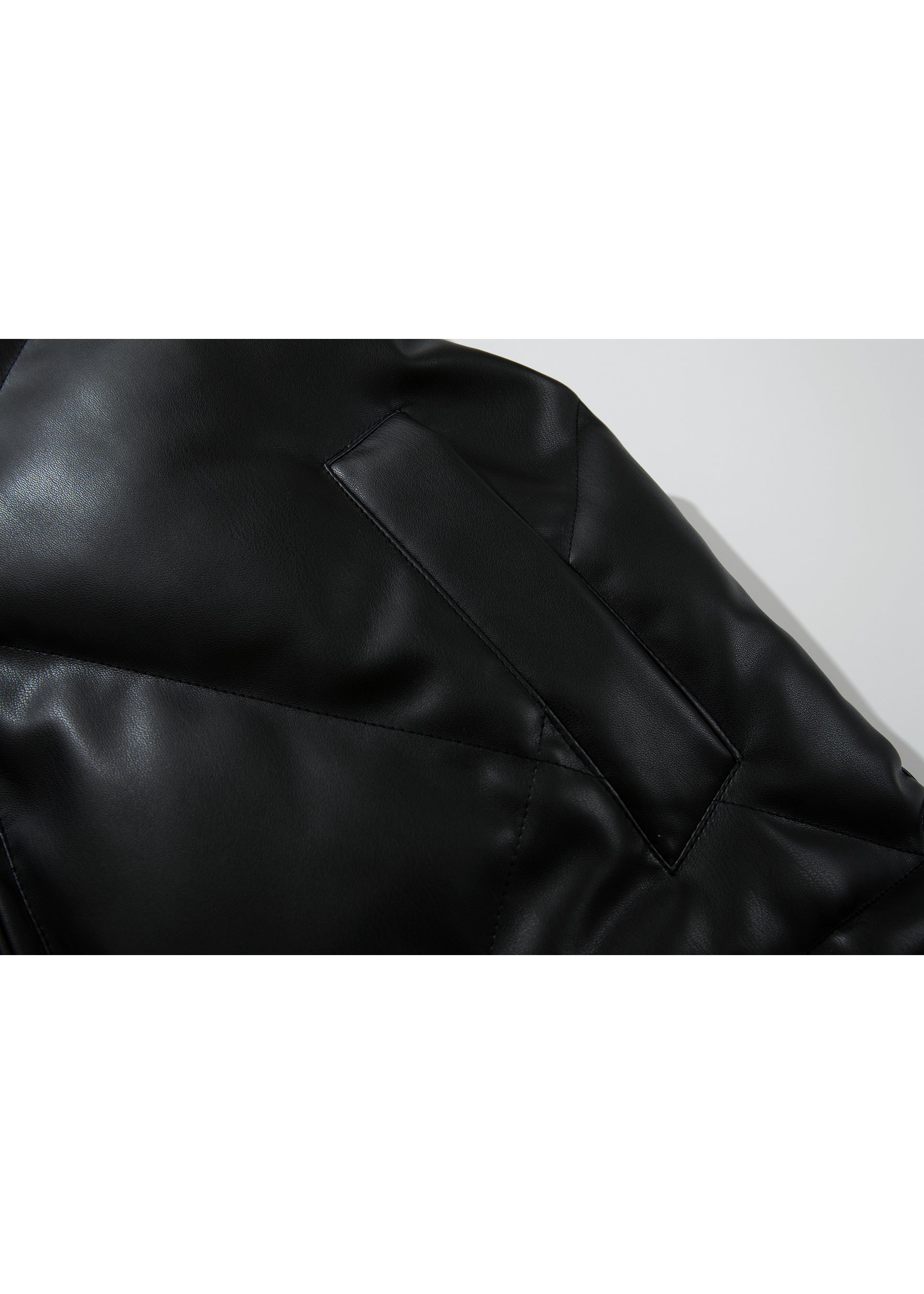 Vintage Leather Puffer Vest