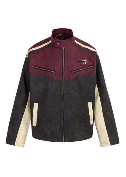 Vintage Racing PU Jacket