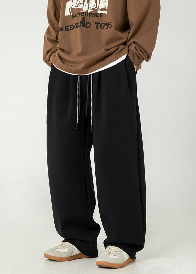 Unisex Wide-Leg Drawstring Sweatpants